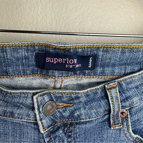 Levi’s Superlow 518 Jeans sz11m - Picture 5 of 10